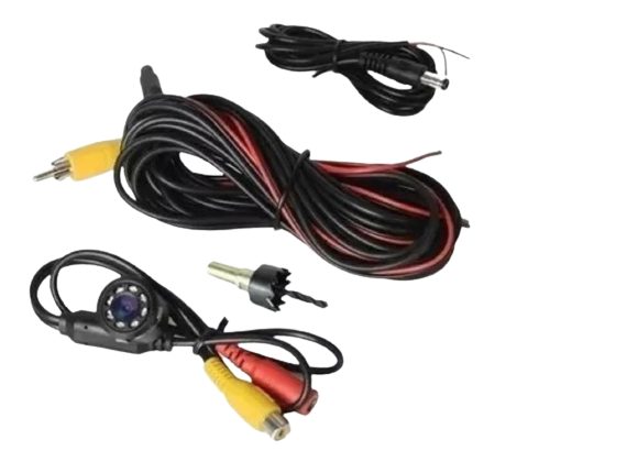 Cámara de reversa embutida para Auto (redonda) FULL HD Visión nocturna