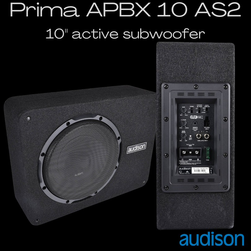 Subwoofer Activo Audison APBX 10 AS2 10" 400W RMS