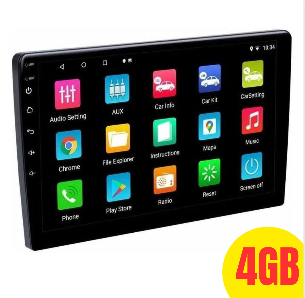 Combo RADIO + BISEL - Hyundai Accent - 4GB RAM + 64GB ROM - Pantalla IPS