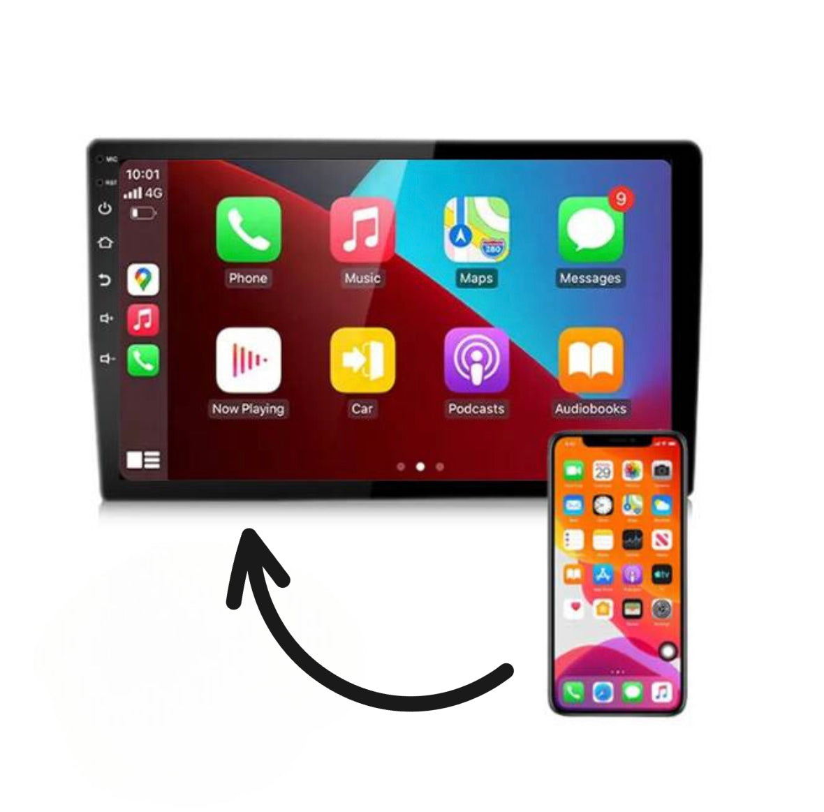 Combo RADIO + BISEL - Chevrolet Sail Classic - 4GB RAM + 64GB ROM - Pantalla IPS