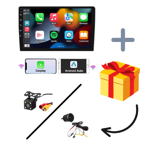 Radio 9" IPS CarPlay · 4GB/64GB