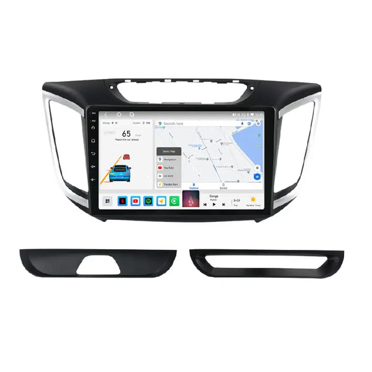 ombo RADIO + BISEL - Hyundai Creta 2015-2019 - 4GB RAM + 64GB ROM - Pantalla QLED