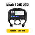 Radio Android con bisel para Mazda 2 2007-2014, 4GB/64GB QLED