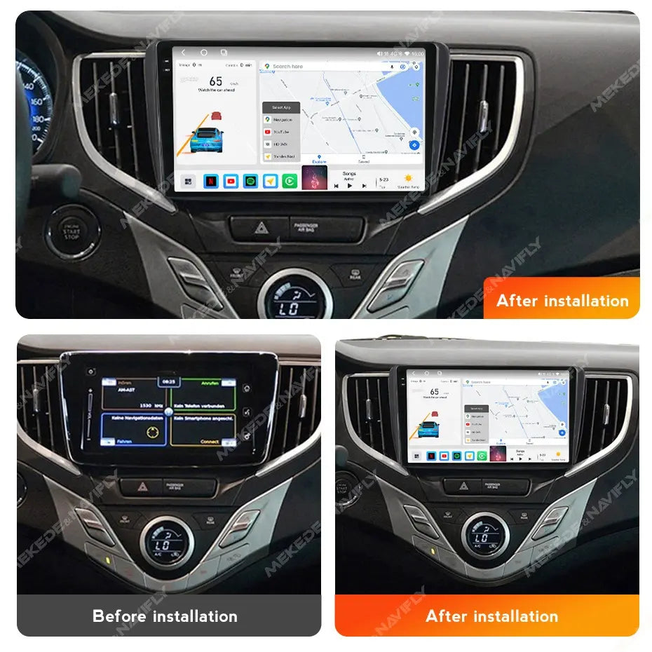 Combo RADIO + BISEL - Suzuki Baleno 2015-2018 - 2GB RAM + 32GB ROM - Pantalla IPS