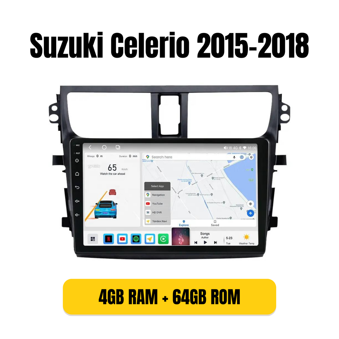 Combo RADIO + BISEL - Suzuki Celerio 2015-2018 - 4GB RAM + 64GB ROM ...