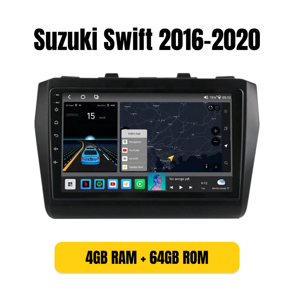 Radio Android con bisel para Suzuki Swift 2016-2020, 4GB/64GB IPS