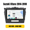 Radio Android con bisel para Suzuki Vitara 2014-2018, 4GB/64GB QLED