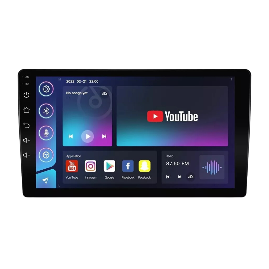Radio 9" CarPlay Android 4GB RAM y 64GB ROM 8 Núcleos con Ventilador y Micrófono Externo